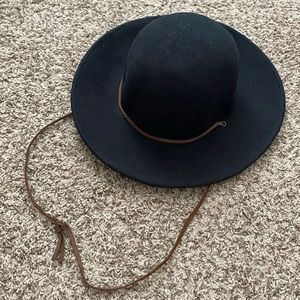 Brixton Black Safari Hat - Size Medium